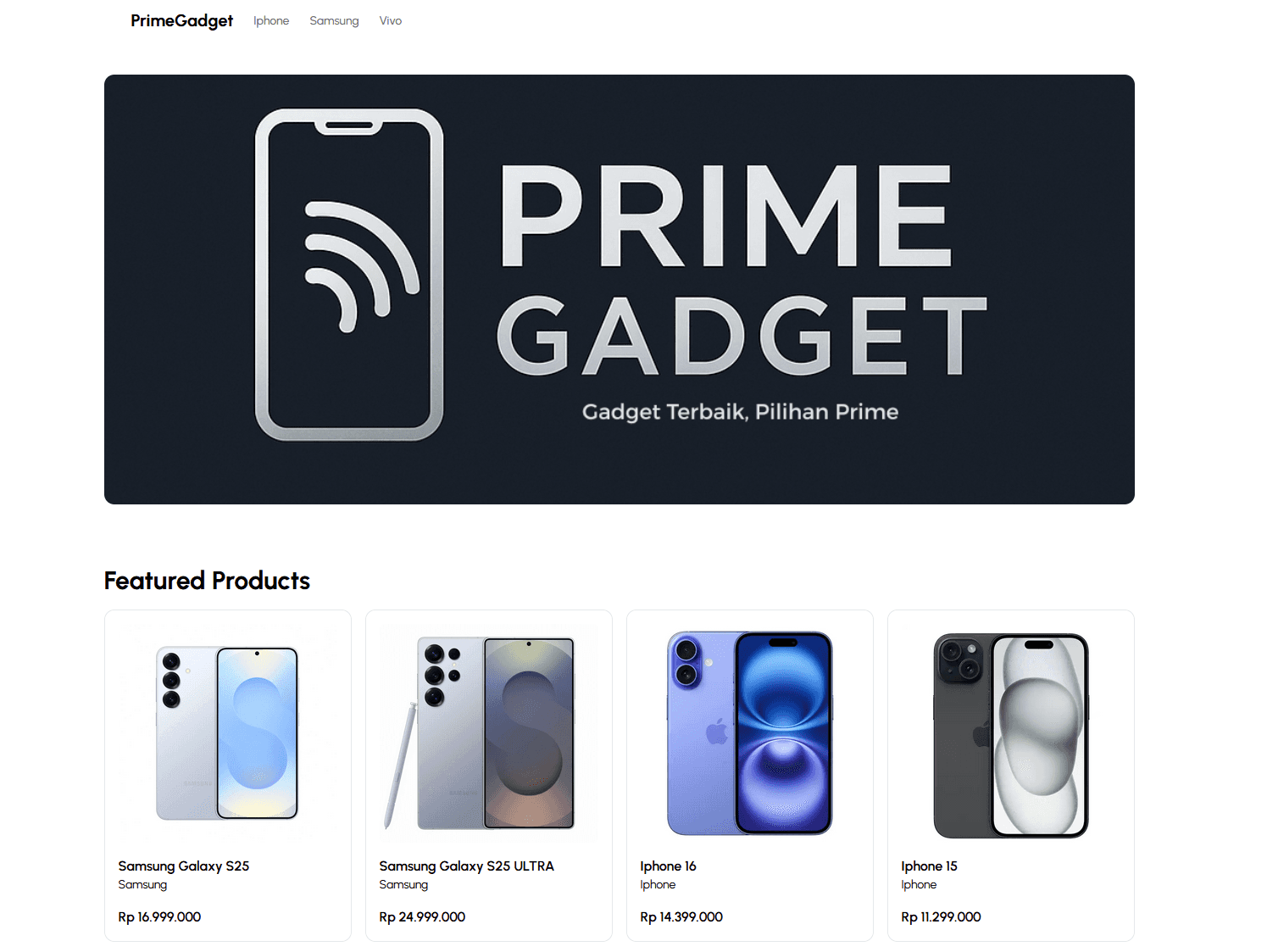 Prime Gadget Portfolio